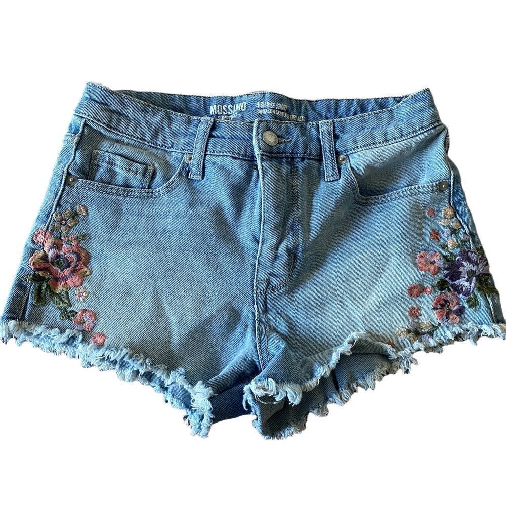 Mossimo High Rise‎ Denim Shorts Sz 4/27